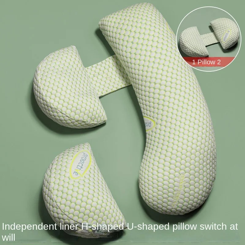  Soft and Breathable Lumbar Support Pillow for Side Sleepers for Pregnant Women