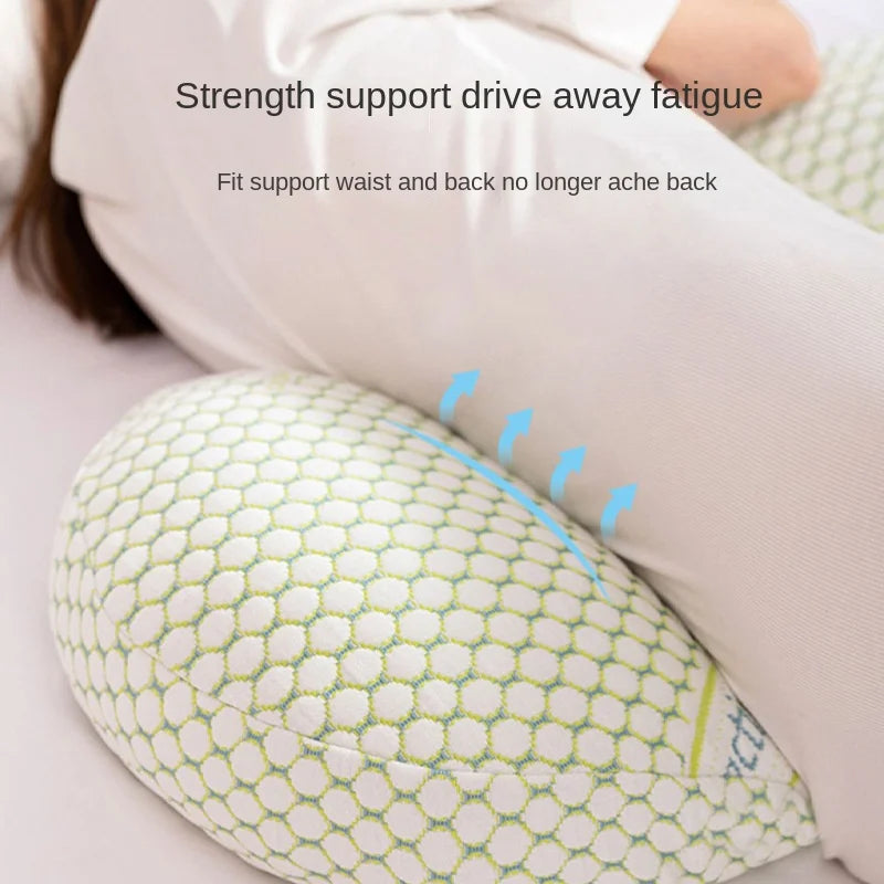  Soft and Breathable Lumbar Support Pillow for Side Sleepers for Pregnant Women